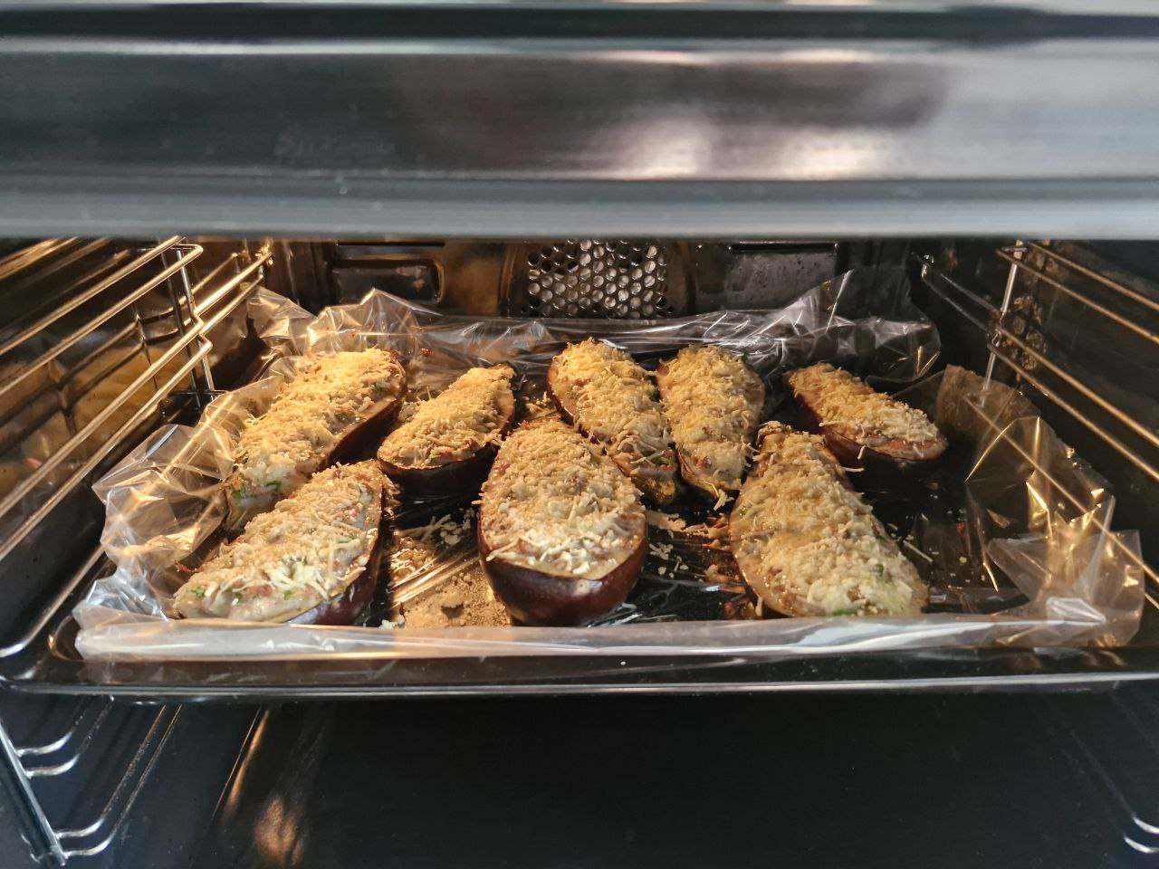 Запекание баклажанов