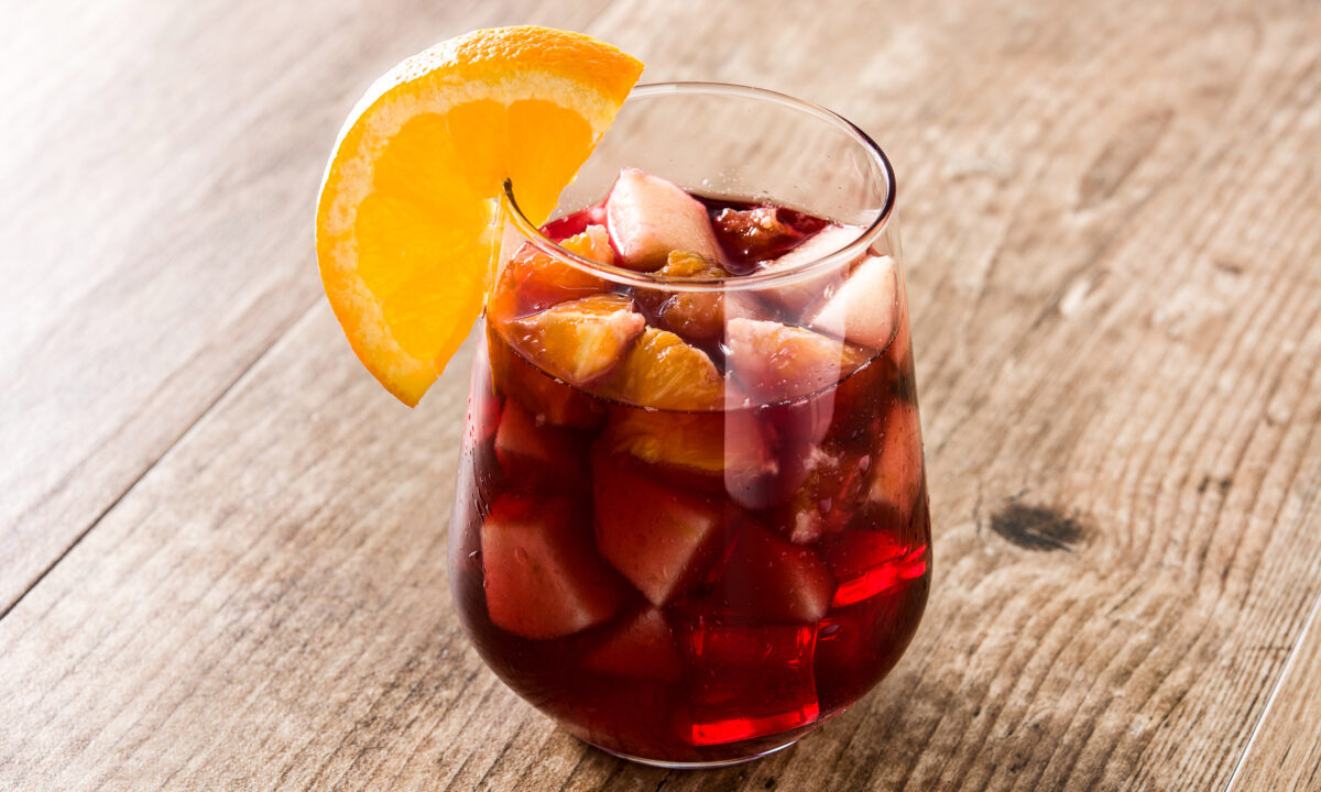 Сангрія в стакані