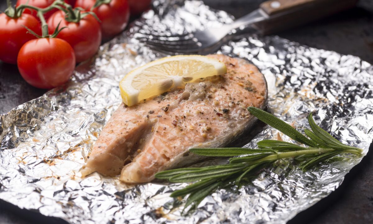 Стейк лосося