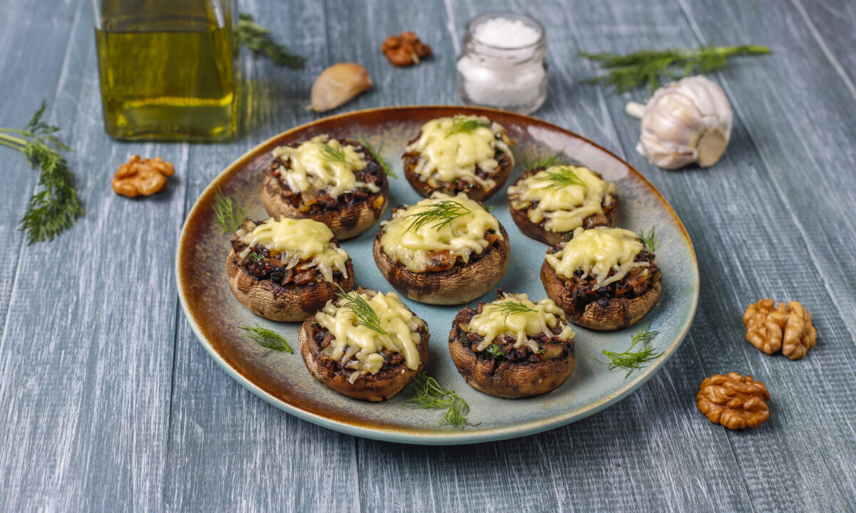 Фаршировані печериці