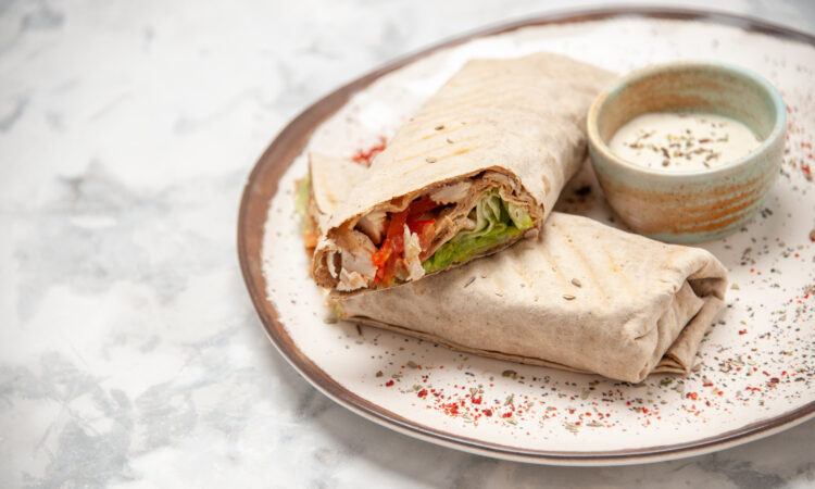 Лаваш з куркою