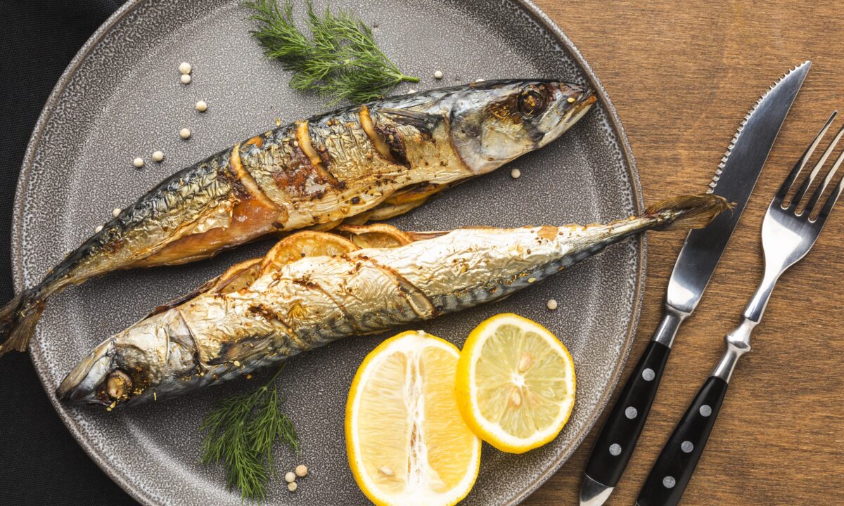 Запеченная скумбрия