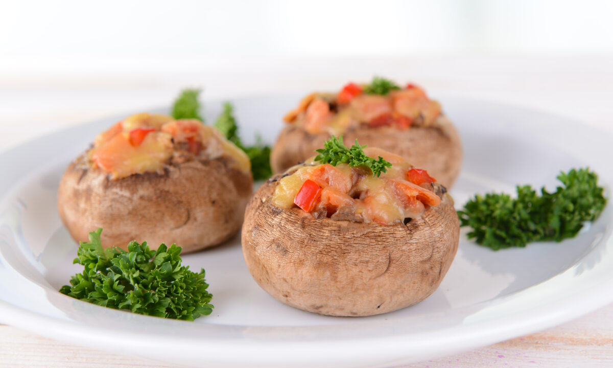 Фаршировані печериці