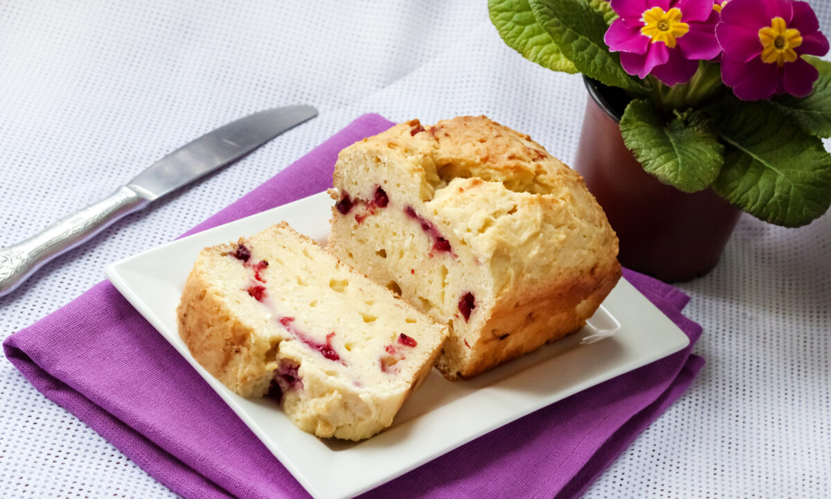 Творожный кекс