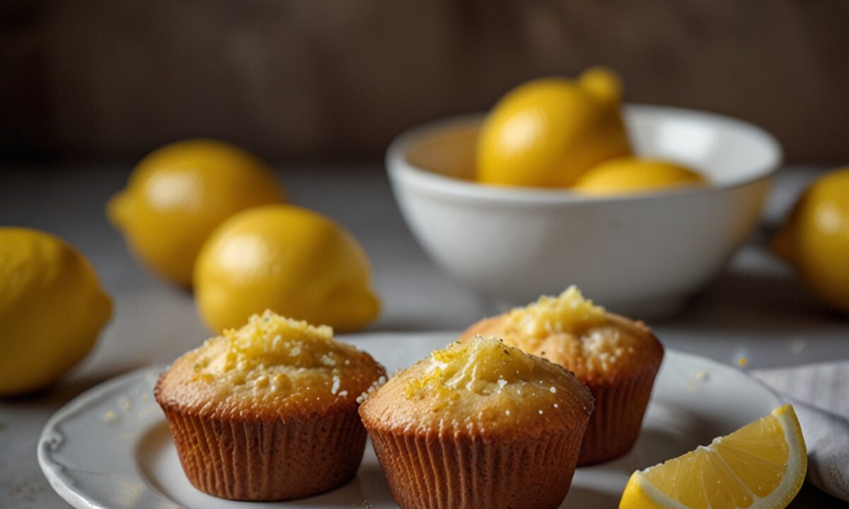 Лимонные кексы