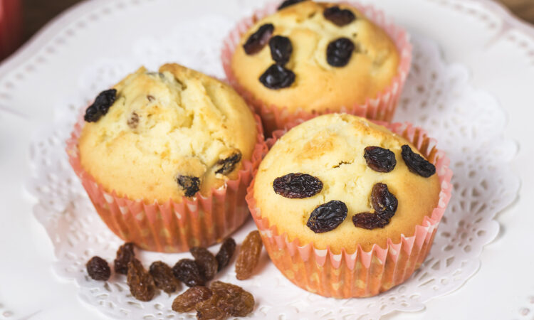 Кекси з родзинками