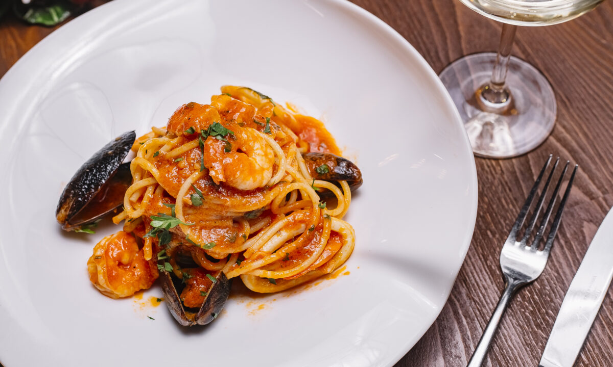 Паста з морепродуктами