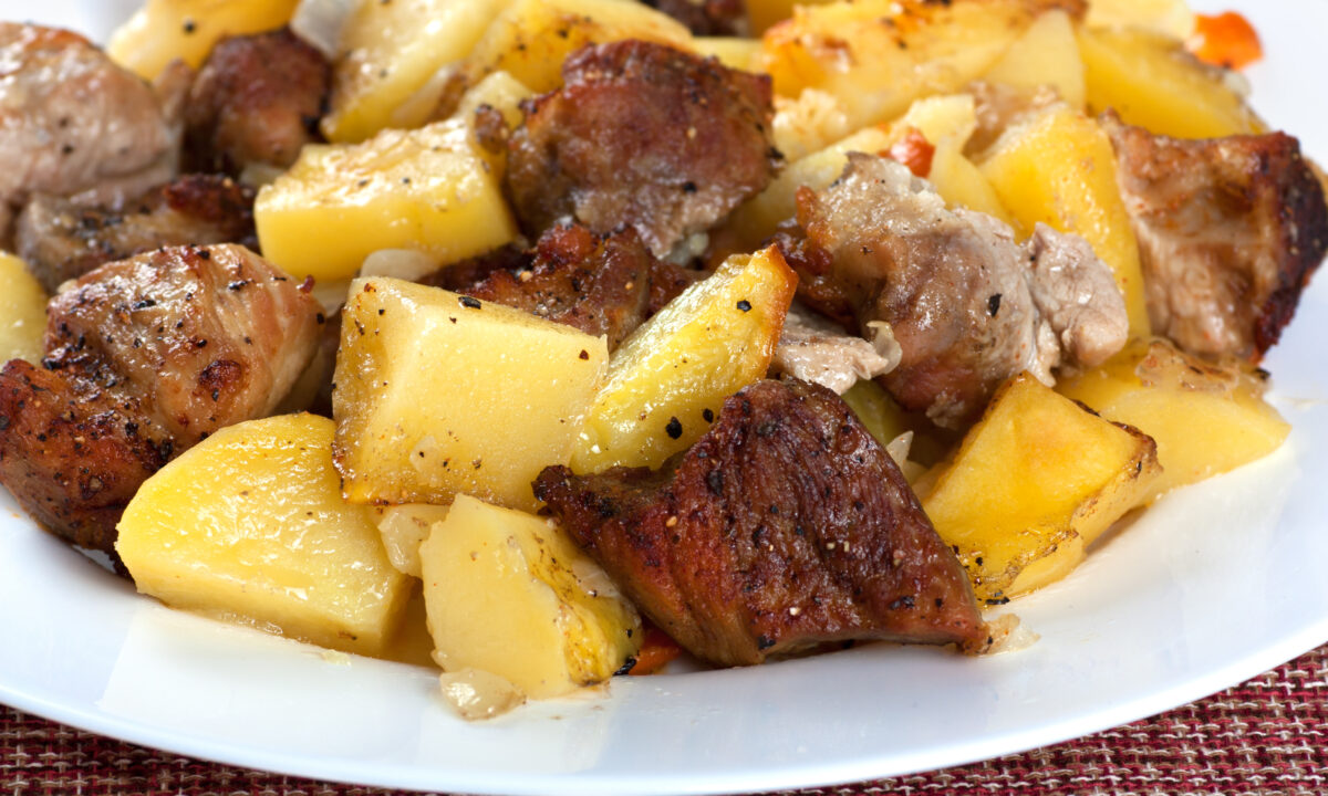 Картошка с мясом