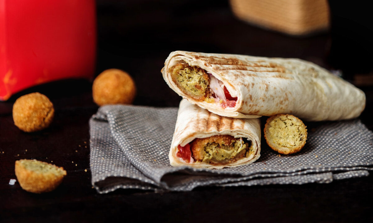 Шаурма с фалафелем