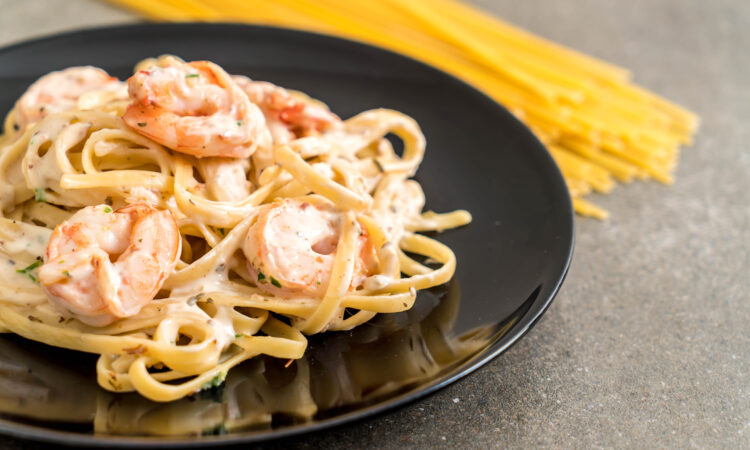 Паста з креветками
