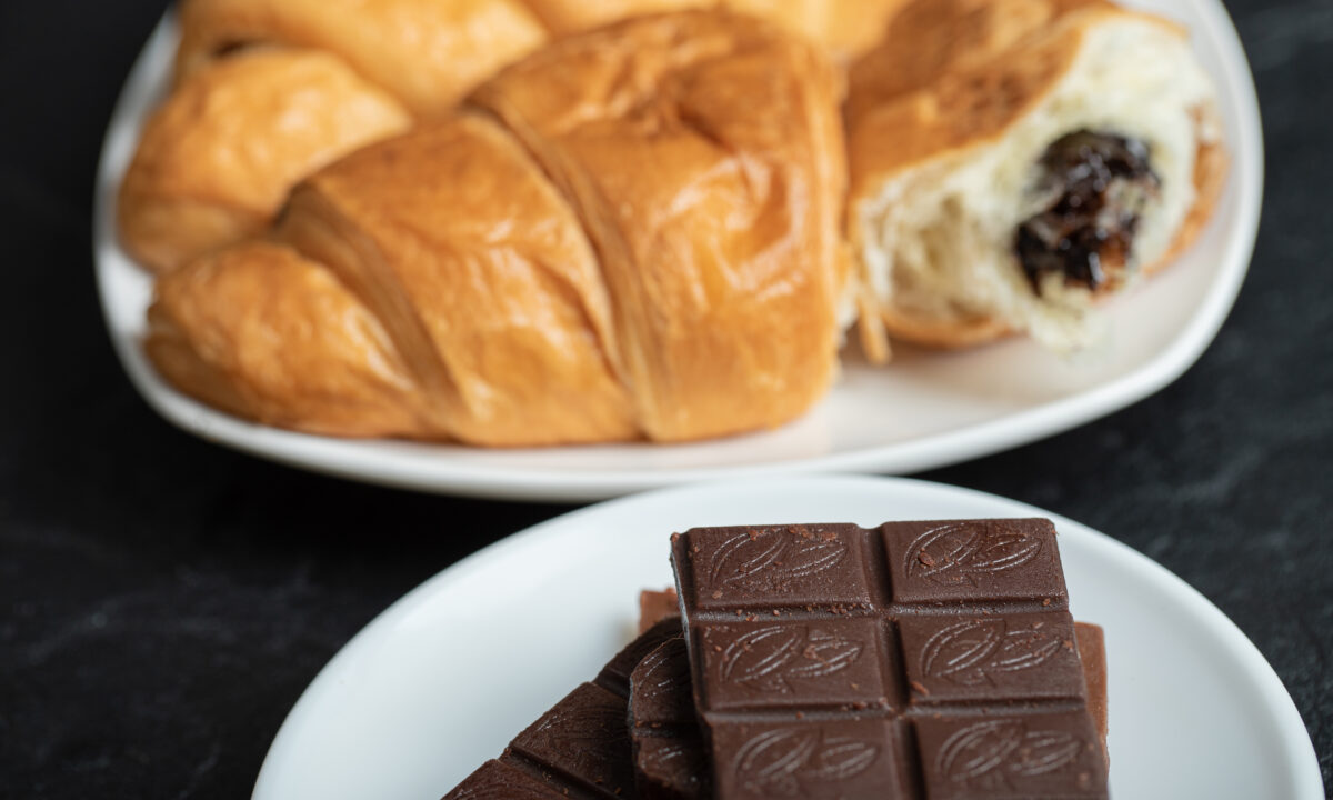 Круасани з шоколадом