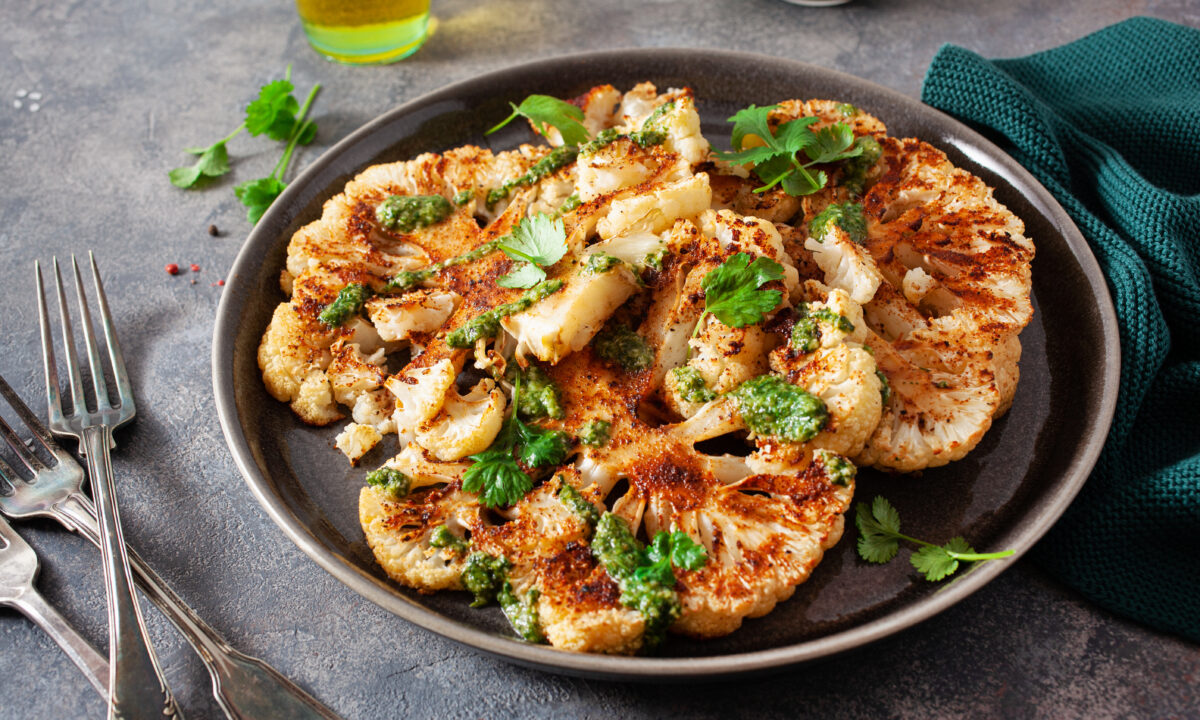 Стейк из цветной капусты