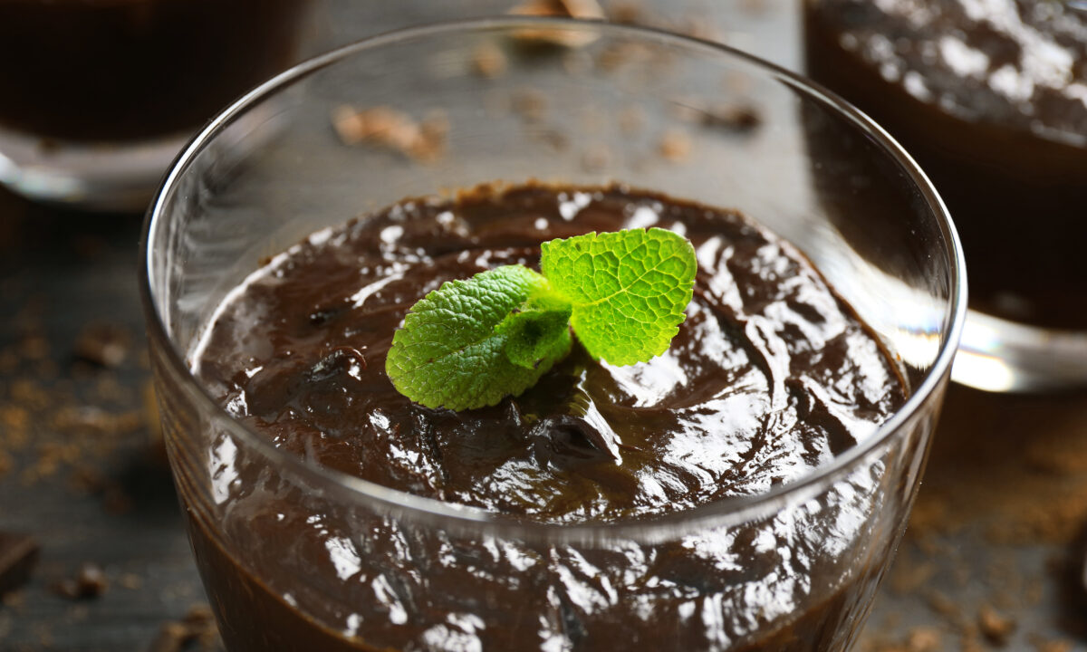 Веганський шоколадний мус