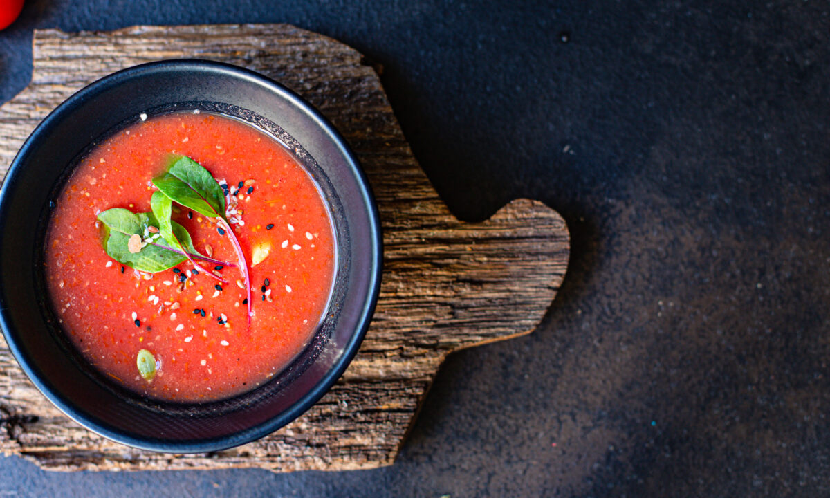 Гаспачо з креветками