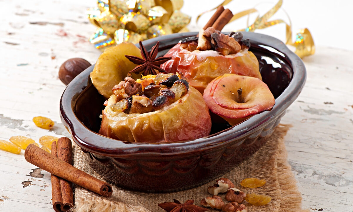 Печеные яблоки