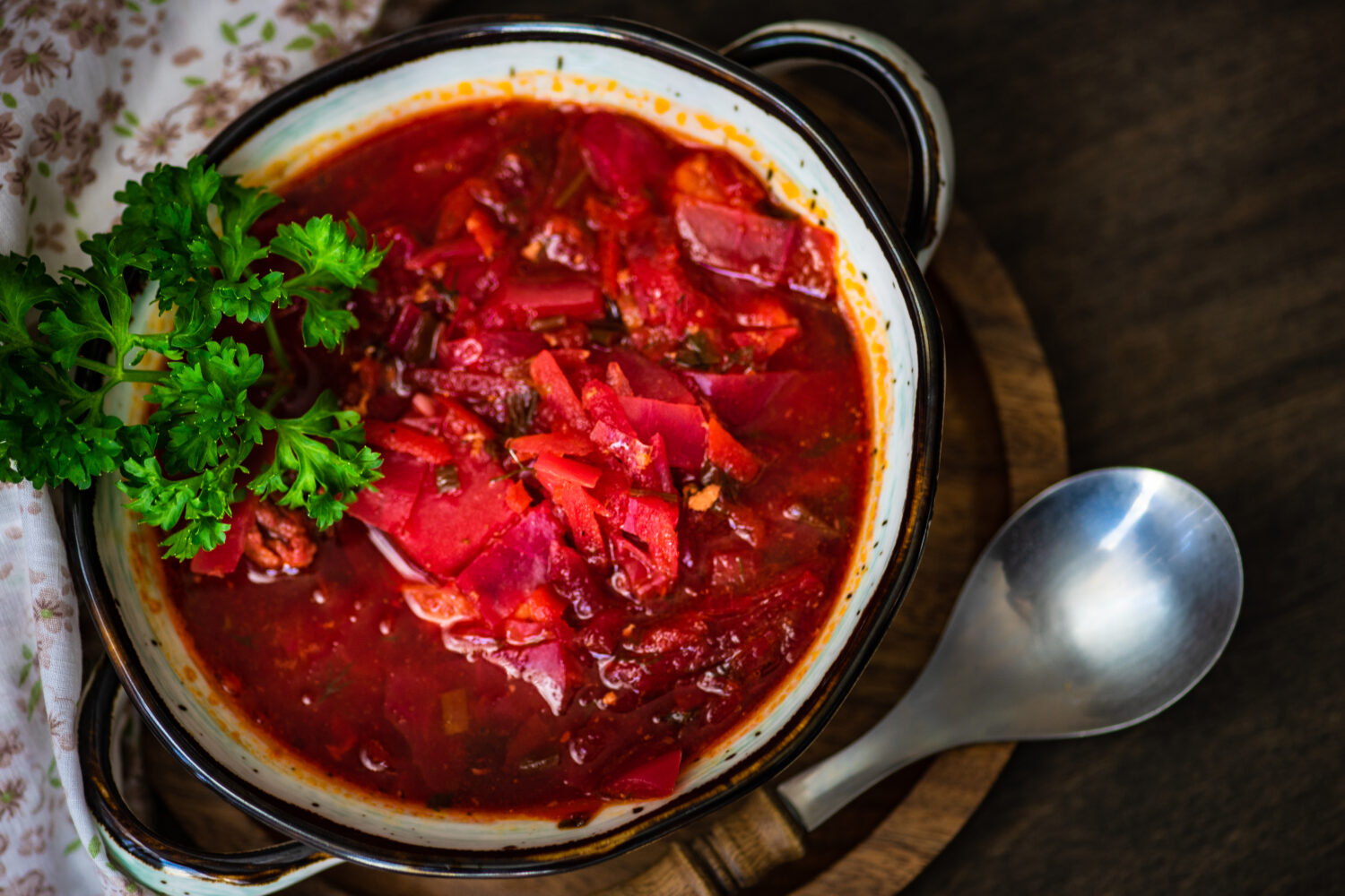 Борщ з куркою