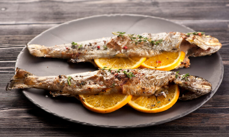 Форель запеченная в духовке