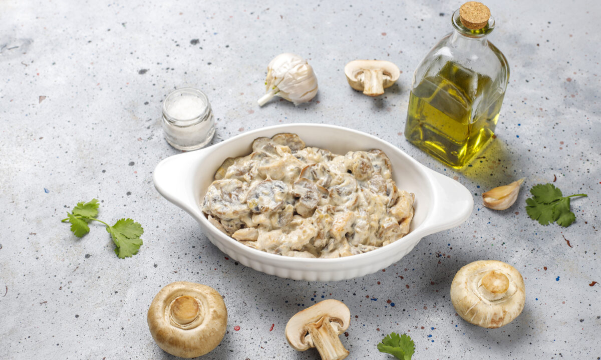 Гриби тушковані