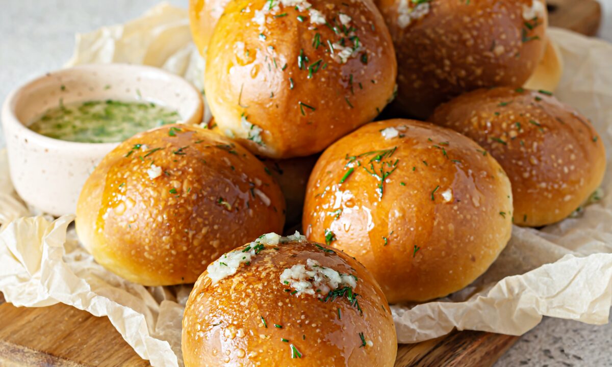 Пампушки з часником