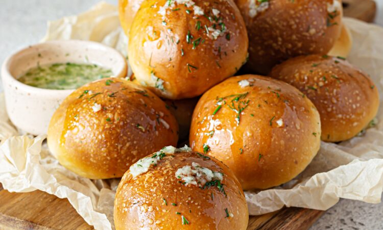 Пампушки з часником