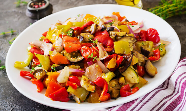 Салат із запеченими овочами