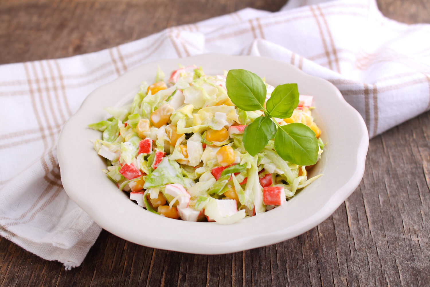 Салат з крабовими палочками