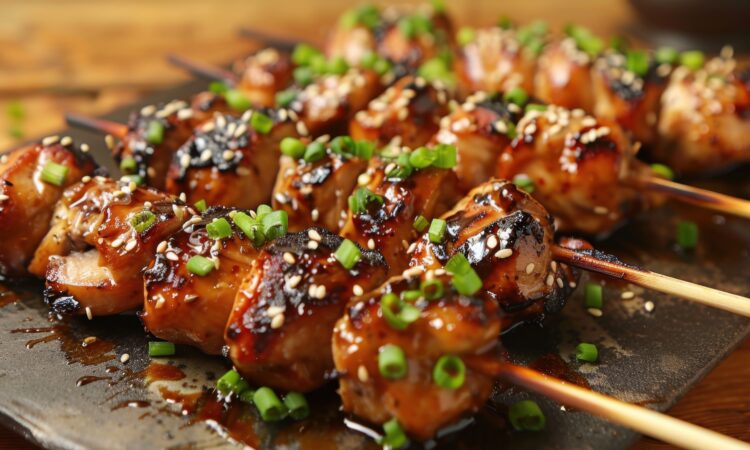 Курячі шашлички теріякі