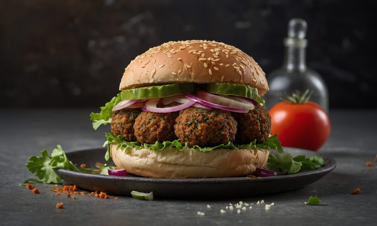 Бургер с фалафелем