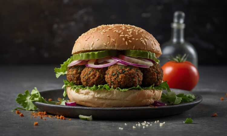 Бургер с фалафелем