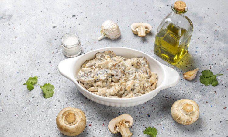 Гриби тушковані