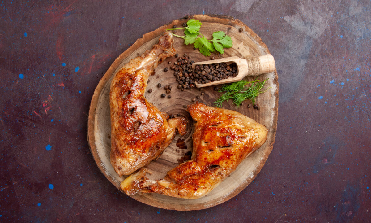 Индейка с яблоками и черносливом