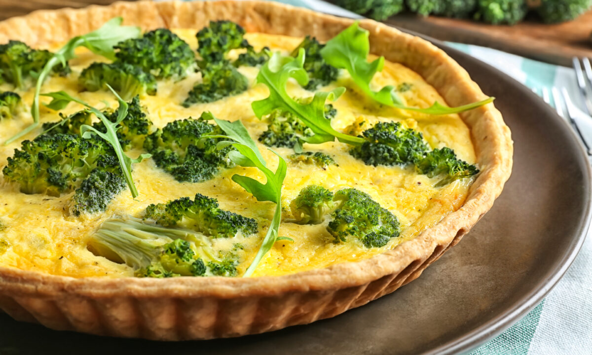 Киш из брокколи