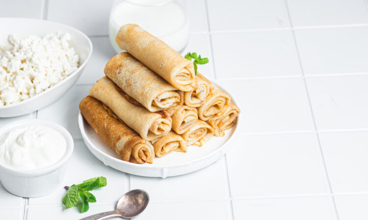 Млинці з сиром