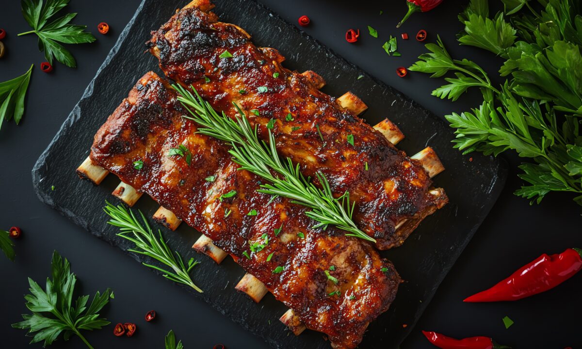 Свинячі ребра BBQ