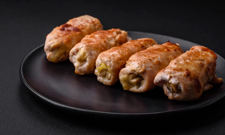 Куриные рулетики с сыром