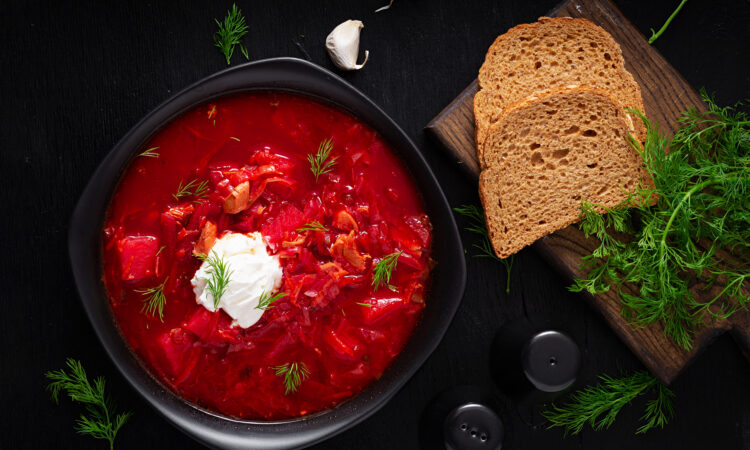 Борщ з куркою