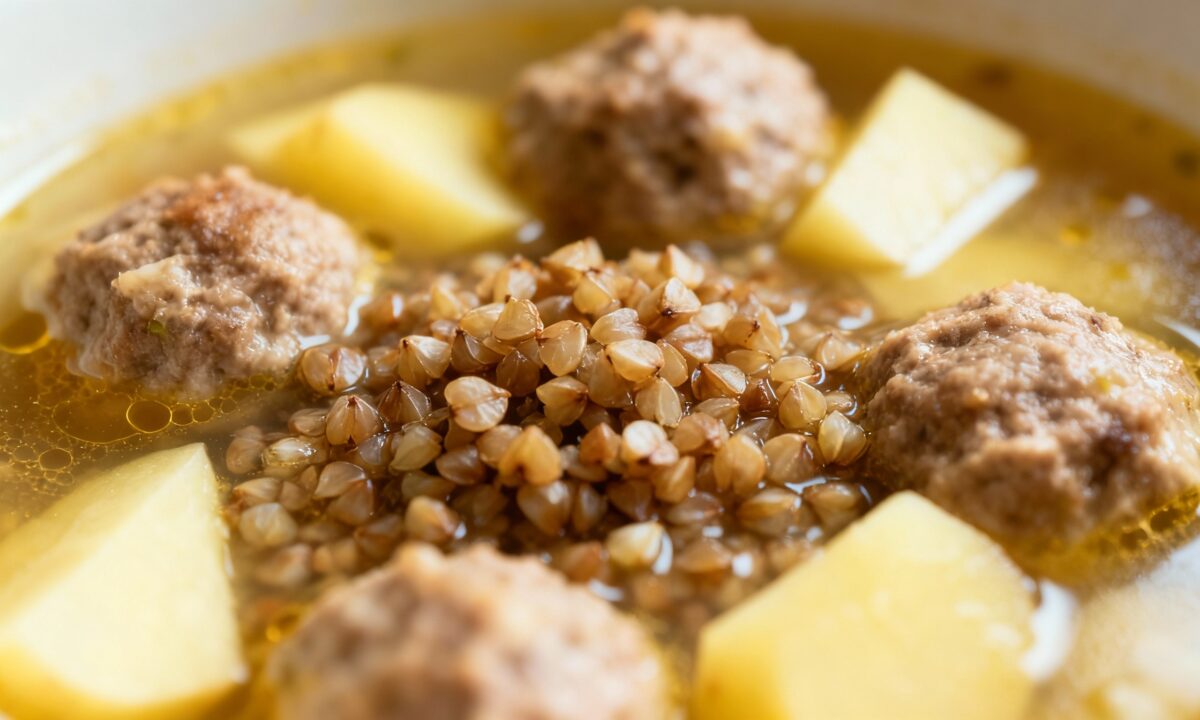 Суп з фрикадельками