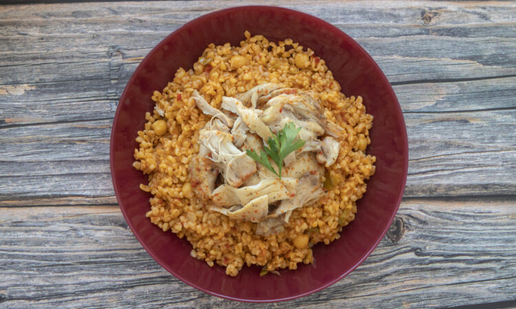 Булгур з куркою