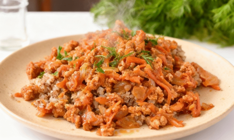 Гречка з підливкою