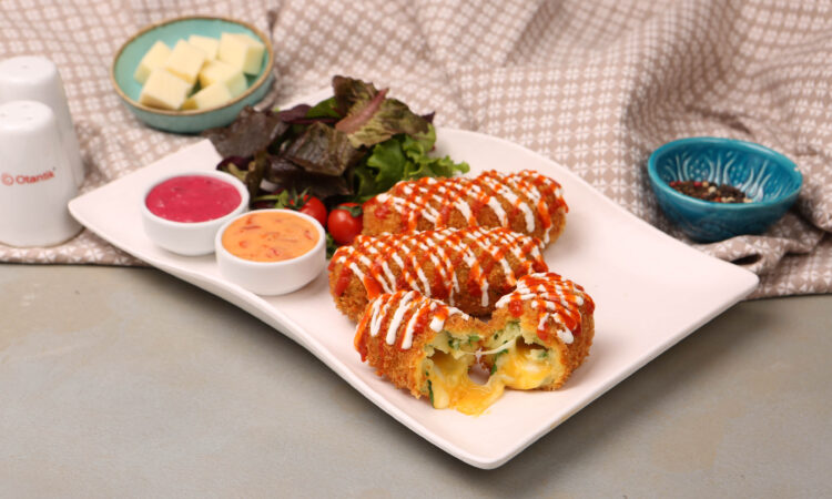 Ніжні рулети з крабових паличок з грибами та сиром за 30 хвилин