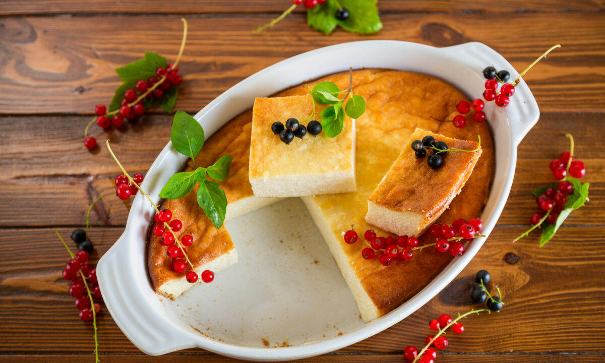 Сирна запіканка з манкою: ніжність без борошна