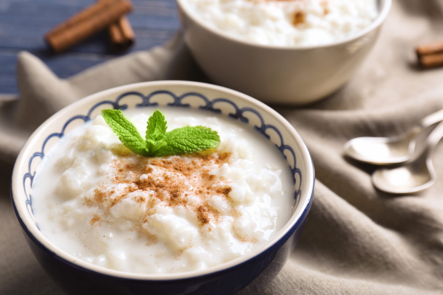 Ніжний рисовий пудинг з кокосовим молоком