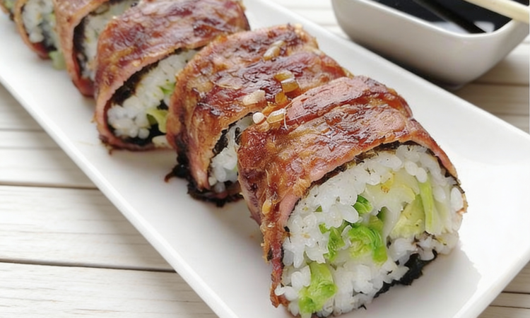 Горячие роллы с беконом и пекинской капустой: вкусный перекус за 30 минут
