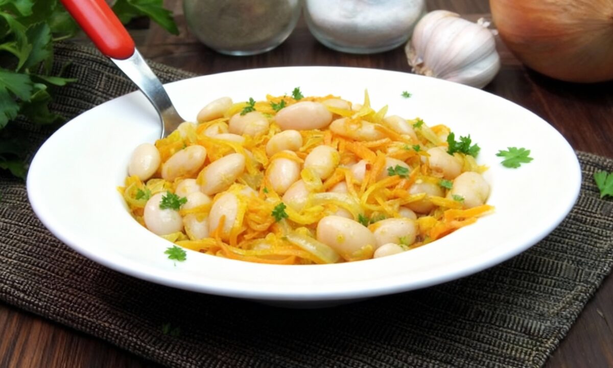 салат из фасоли