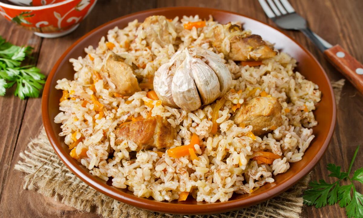 Сочный плов с бараниной для всей семьи