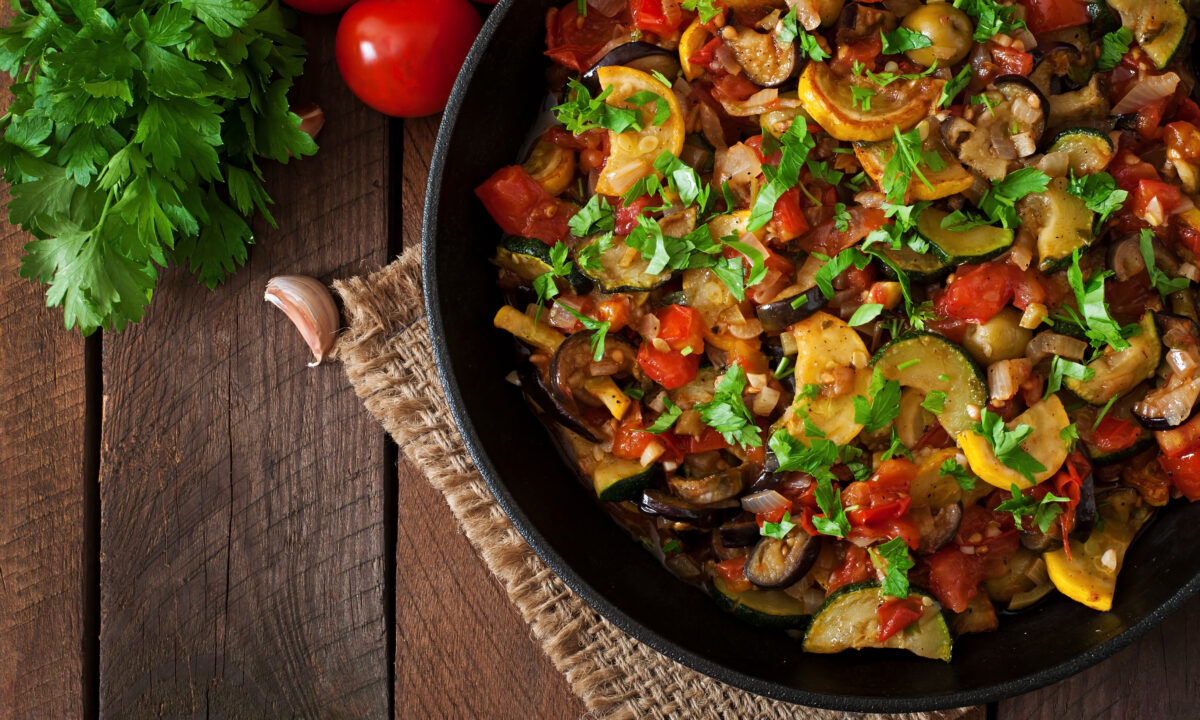 Вкусное соте из баклажанов за 30 минут