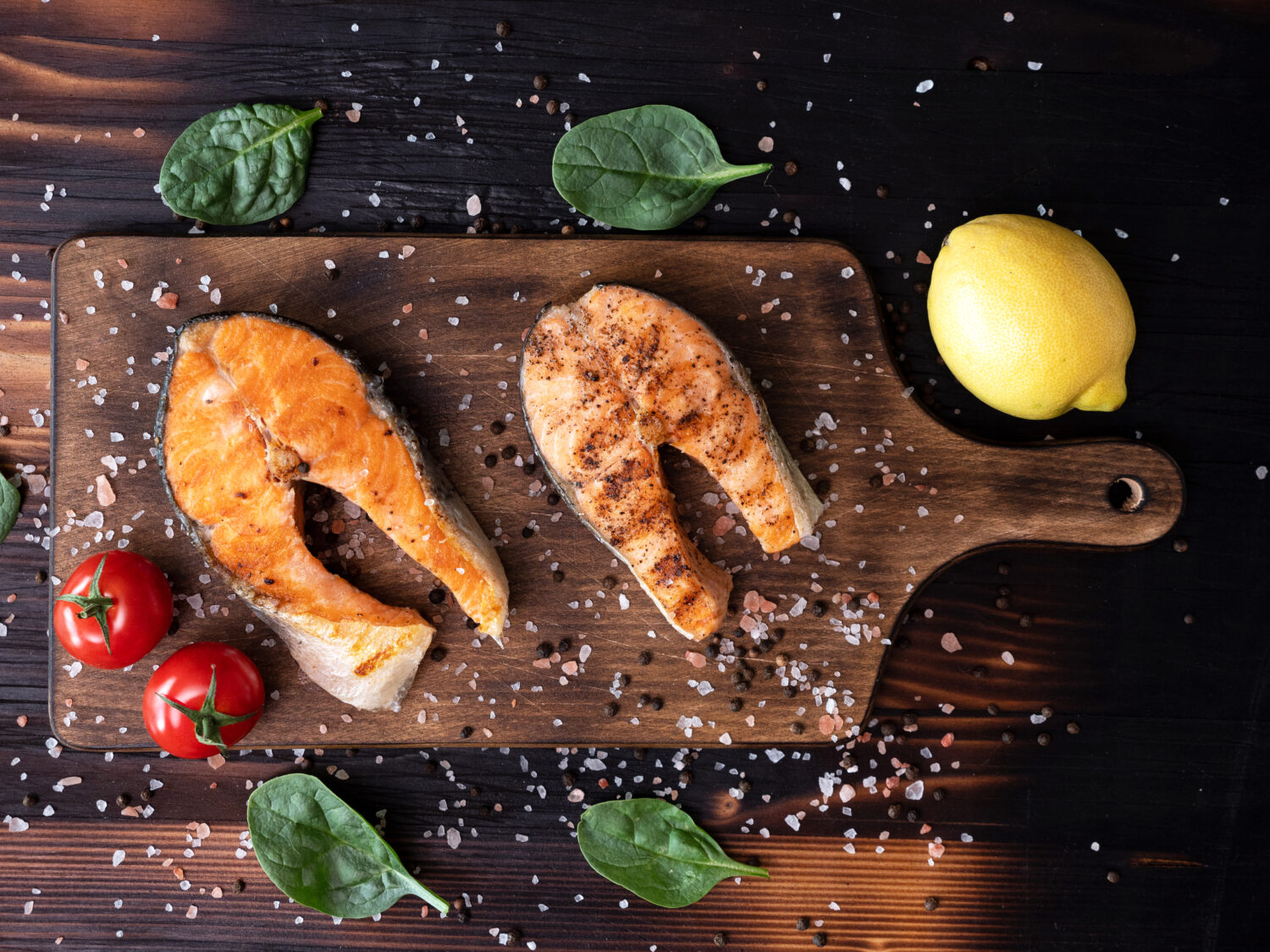 Соковитий стейк з сьомги з кунжутом за 20 хвилин