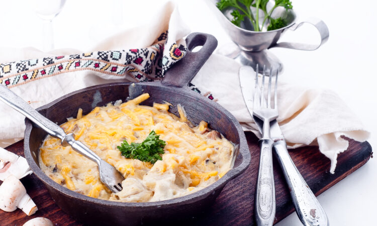 Смачний жульєн на сковороді за простим рецептом