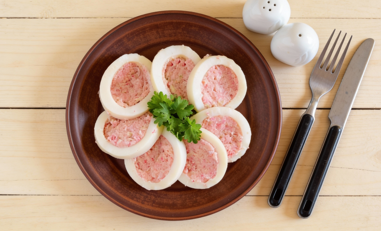 Фарширований кальмар