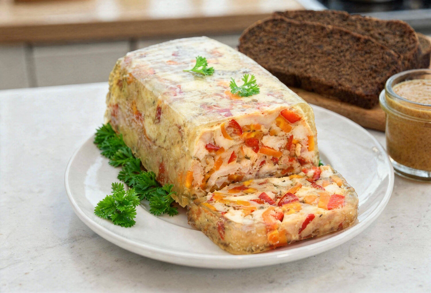 Неймовірний курячий террін з овочами